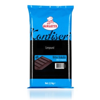 Genel Markalar Ovalette Konfiseri Eko Bitter Çikolata 2.5 kg