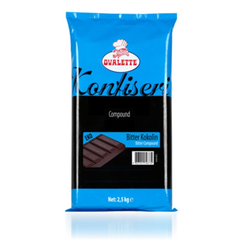 Genel Markalar Ovalette Konfiseri Eko Bitter Çikolata 2.5 kg