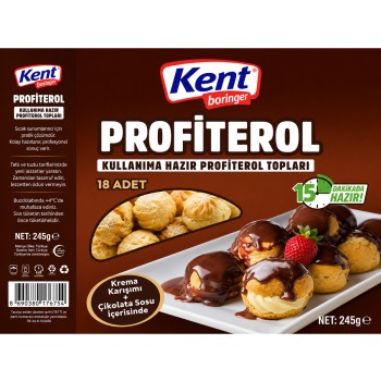 KENT PROFİTEROL TOPLARI KULLANMA HAZIR 245GR
