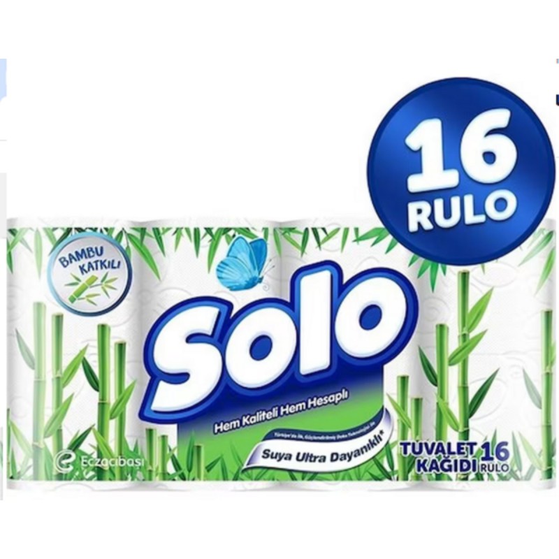 Genel Markalar SOLO TUVALET.KAĞIDI 16 LI