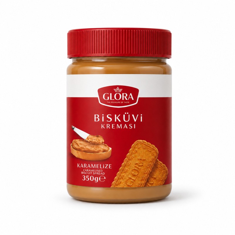 Glora Karamelize Bisküvi Kreması Smooth 350gr