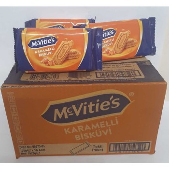 Ülker Mc Vities Karamelize Bisküvi 120 gr 16'lı Kutu (16 ADET)