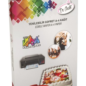 Genel Markalar Dr Gusto Yenilebilir Pasta Gofret Kağıdı A4 24lü