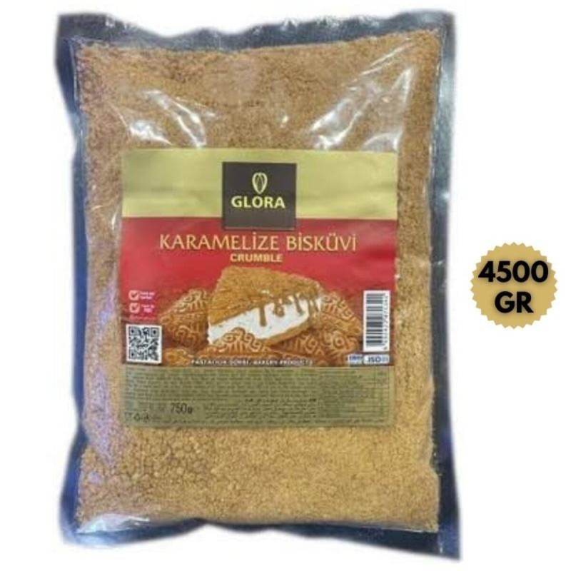Glora Karamelize Bisküvi Kırıntısı Crumble 4.500 Gr