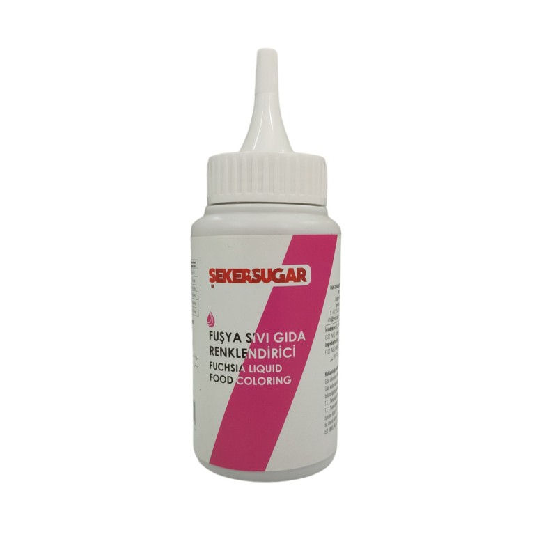 ŞEKER & SUGAR Şeker Sugar Fuşya Gıda Boyası 150 ml