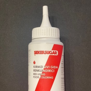Elit parti Şeker Sugar Kırmızı Sıvı Gıda Boyası (120 Ml)