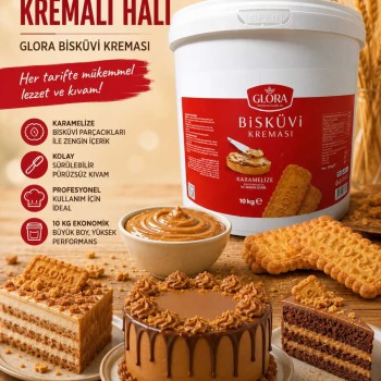 Glora KARAMELİZE BİSKÜVİ KREMASI 10KG