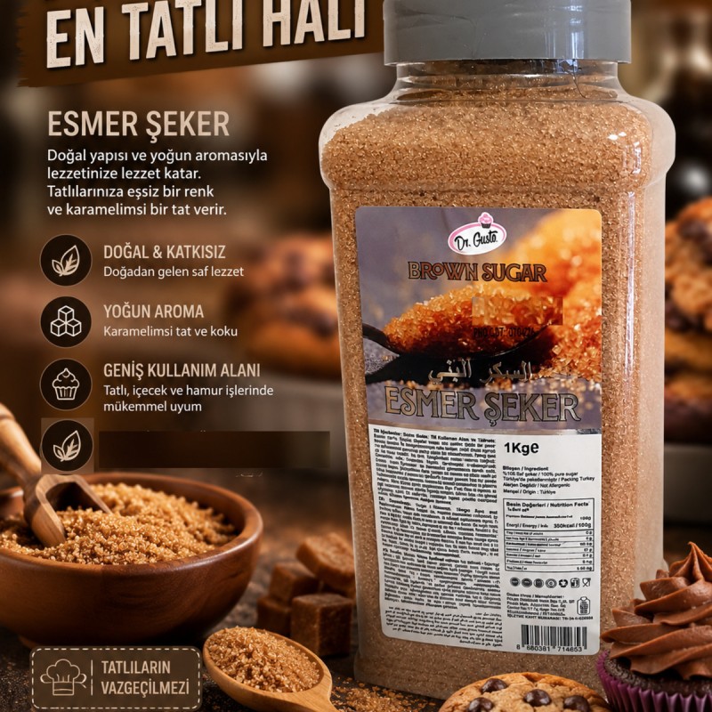 Gusto ESMER TOZ ŞEKER 1KG