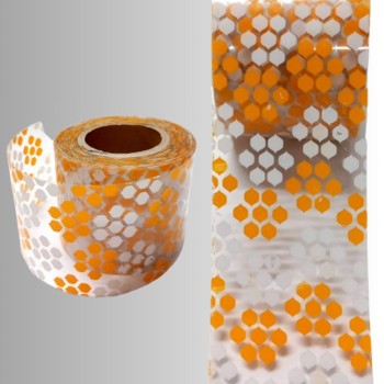 Korinitta Baskılı Pasta Yan Dekor Rulosu- 7x25 m. (Sarı & Beyaz)