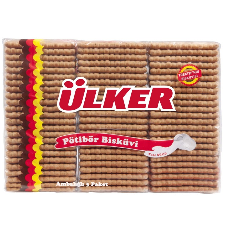 Ülker Sade Petibör Bisküvi 450gr X 10 Adet