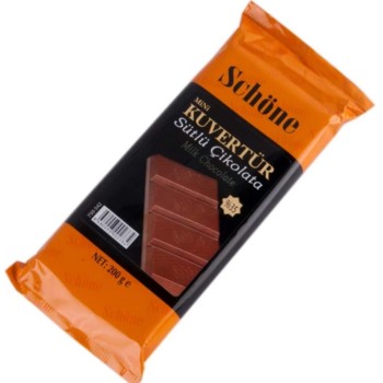 ovalette SCHÖNE MİNİ KUVERTÜR ÇİKOLATA 200GR BEYAZ