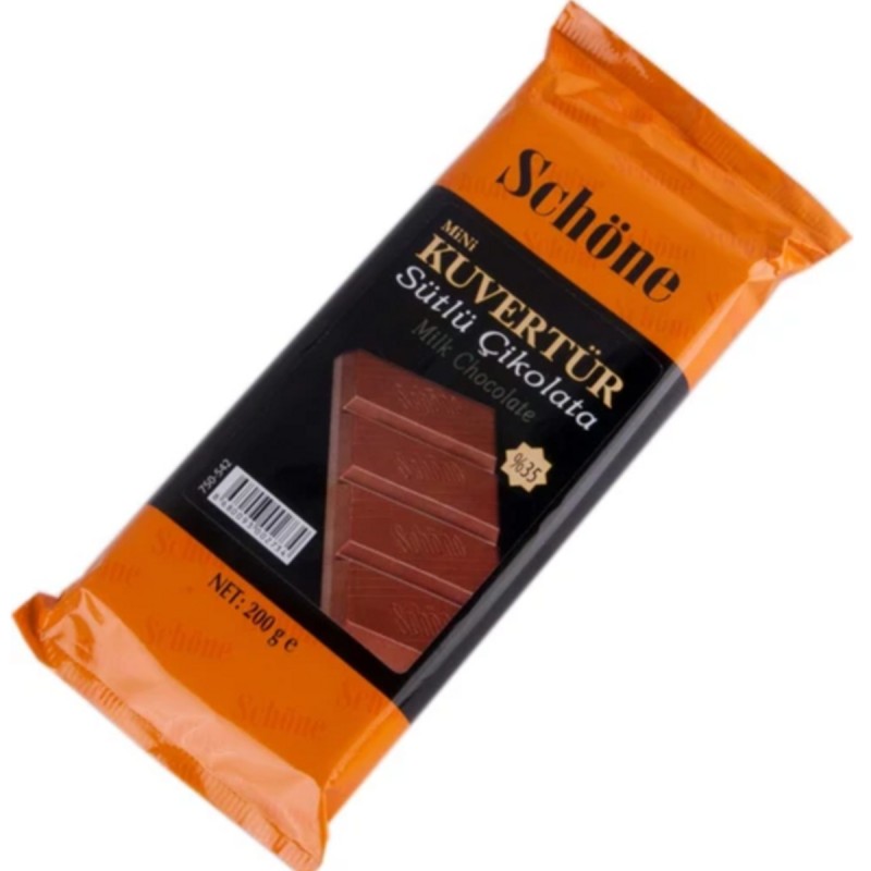 ovalette SCHÖNE MİNİ KUVERTÜR ÇİKOLATA 200GR BEYAZ