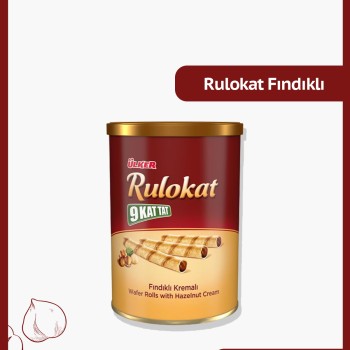 Ülker RULOKAT Fındık Kremalı Teneke Kutu Gofret - 170 gram - 6 Adet