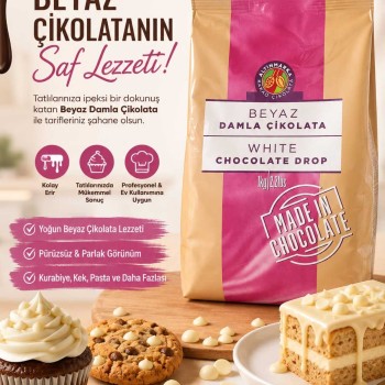 Altınmarka DAMLA ÇİKOLATA 1KG BEYAZ