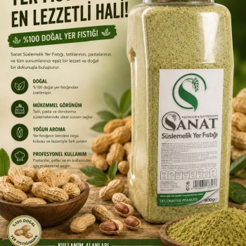 Gusto SÜSLEMELİK TOZ YER FISTIĞI 900GR