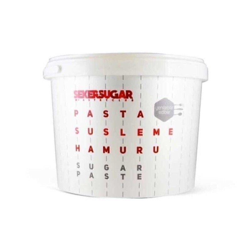 ŞEKER & SUGAR Şeker Sugar Şeker Hamuru 2,5 Kg Beyaz