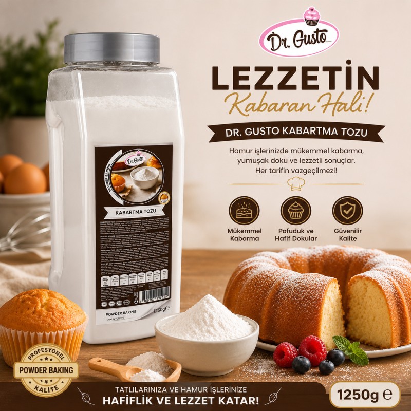 Gusto KABARTMA TOZU 1250GR